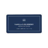 Ajouter votre logo Couleur personnalisée Étiquette (Devant)