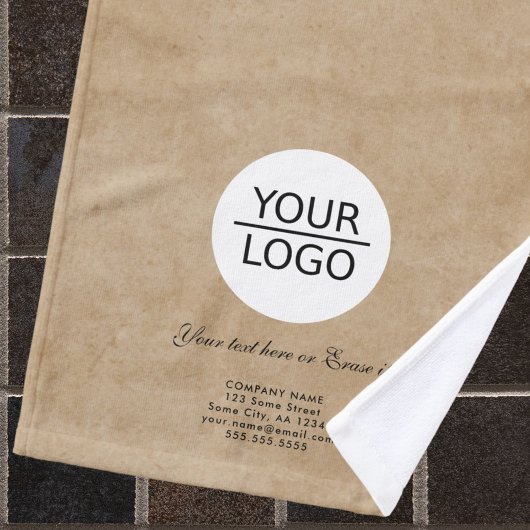 Ajouter votre logo Custom Text Company Rustic