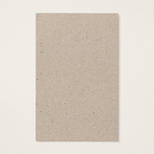 Ajouter Votre Logo Écran D'Oreille Rustique Kraft (Dos)