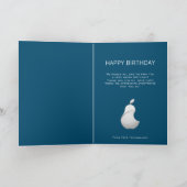 Ajouter votre logo Employé Carte d'anniversaire bl (Intérieur)