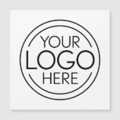 Ajouter votre logo Entreprise Magnet moderne (Devant)