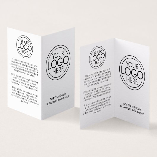 Ajouter votre logo Entreprise Table produit Annonc (Inside and Outside)