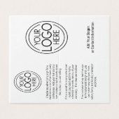 Ajouter votre logo Entreprise Table produit Annonc (Outside Unfolded)