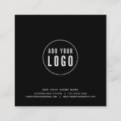 Ajouter votre logo et votre carte de réduction de  (Dos)