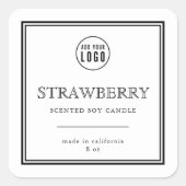 Ajouter votre logo Étiquette de produit frontalier (Devant)