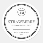 Ajouter votre logo Étiquette de produit frontalier (Devant)