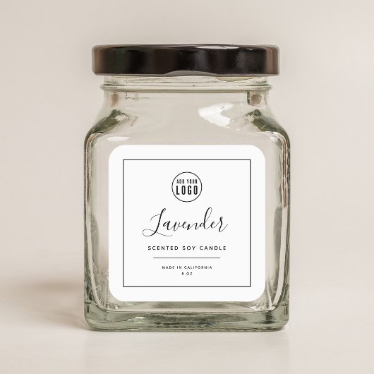 Ajouter votre logo Étiquette de produit frontière