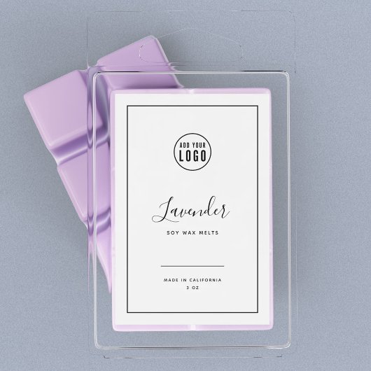 Ajouter votre logo Étiquette de produit frontière 