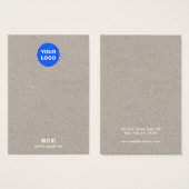 Ajouter Votre Logo Kraft Earring Black Display Car (Devant & derrière)