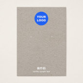 Ajouter Votre Logo Kraft Earring Black Display Car (Devant)