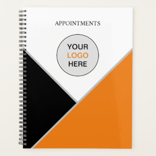 Ajouter Votre Logo Livre De Rendez-Vous Orange Noi