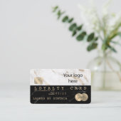 ajouter votre logo LOYALTY Carte de crédit Marbre (Debout devant)