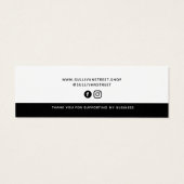 Ajouter Votre Logo Médias Sociaux Porte-Boucles D' (Dos)