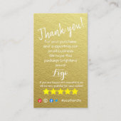 AJOUTER VOTRE LOGO merci commander insérer carte o (Devant)