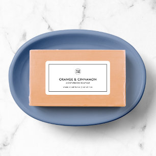 Ajouter votre logo minimaliste Étiquette de produi