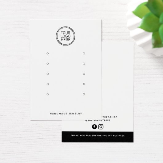 Ajouter Votre Logo Multi Stud Boucles d'oreilles C (Bureau)