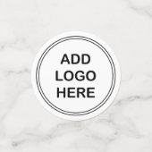 Ajouter votre logo Party Confetti (Petit recto)