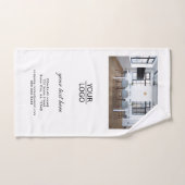 Ajouter votre logo personnalisé Photo promotionnel (Serviette à main)