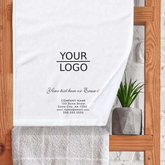 Ajouter votre logo Promotion de société de texte p