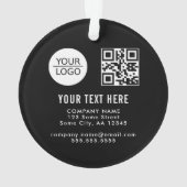 Ajouter votre logo QR code Promotion du texte pers (dos)