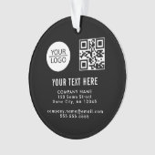 Ajouter votre logo QR code Promotion du texte pers (devant)