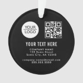 Ajouter votre logo QR code Promotion du texte pers (devant)