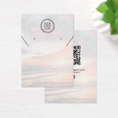 Ajouter votre logo QR collier oreilles Carte d'aff (Bureau)