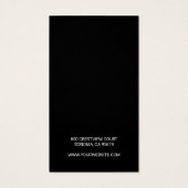 Ajouter Votre Logo Simple Black Earring Display Ca (Dos)