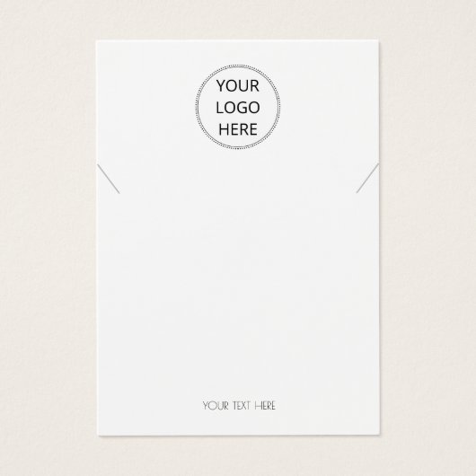 Ajouter Votre Logo Simple Collier Bijoux Display C (Devant)