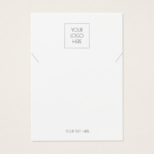 Ajouter Votre Logo Simple Collier Bijoux Display C (Devant)