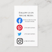 AJOUTER VOTRE LOGO TOMBE CARTES DE SOINS vinyle af (Dos)