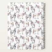 Ajouter votre nom/année | Aquarelle Unicorne Fairy (Dos)