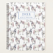 Ajouter votre nom/année | Aquarelle Unicorne Fairy (Devant)