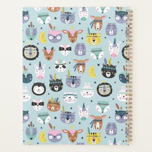 Ajouter votre nom/année | Face Tribale mignonne (Dos)