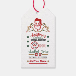 Ajouter votre nom - étiquettes cadeaux