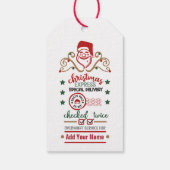 Ajouter votre nom - étiquettes cadeaux (Dos)