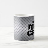 Ajouter Votre Nom Homme Cave Diamondplate Mug (Centre)