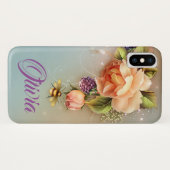 Ajouter votre nom - iPhone X Coque (Dos (Horizontal))