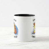 Ajouter Votre Nom Je Déteste Matin Café Mug (Centre)