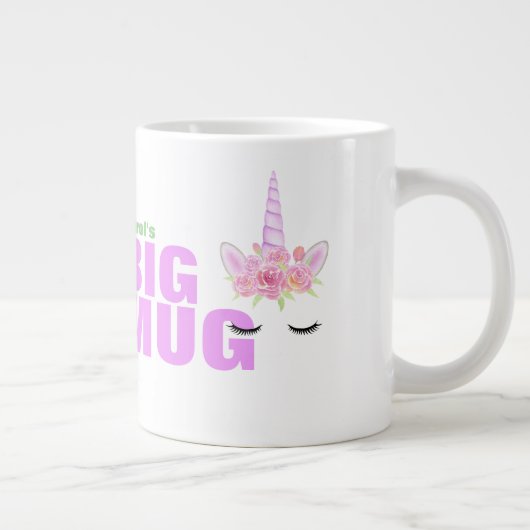 Ajouter votre nom - Jumbo Mug cadeau (Droite)