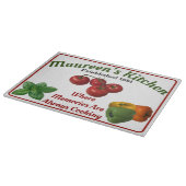 'Ajouter votre nom' Planche à découper en verre de (Coin)