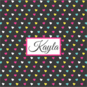 Ajouter Votre Nom Sticker En Vinyle Coupé Personna (Devant)