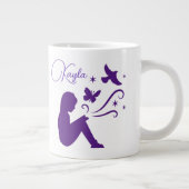 Ajouter votre nom - tasse à café géante (Droite)