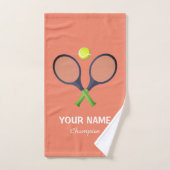 Ajouter Votre Nom Tennis Personnalisé (Serviette à main)