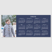 Ajouter votre photo 2025 Calendrier sur le Magnet (Devant)