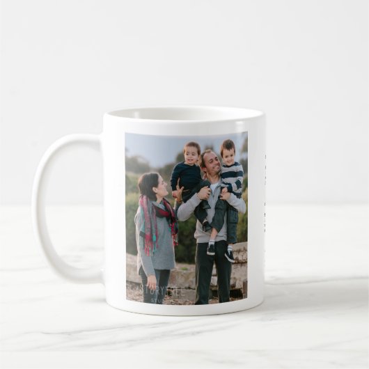 Ajouter Votre Photo Custom 2019 Calendrier Mug (Gauche)