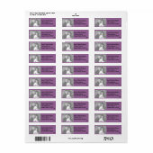 Ajouter votre photo et vos informations, Étiquette (Feuille entière)