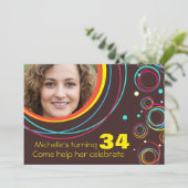 Ajouter votre photo funky invitation de 34e annive (Debout devant)
