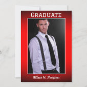 Ajouter Votre Photo Graduation Party Invitation (Devant)