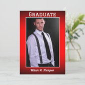 Ajouter Votre Photo Graduation Party Invitation (Debout devant)